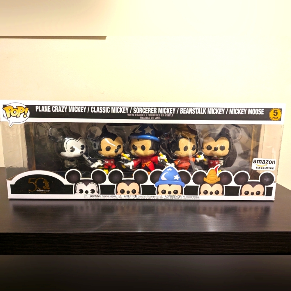 50th Anniversary Mickey Mouse Funko Set